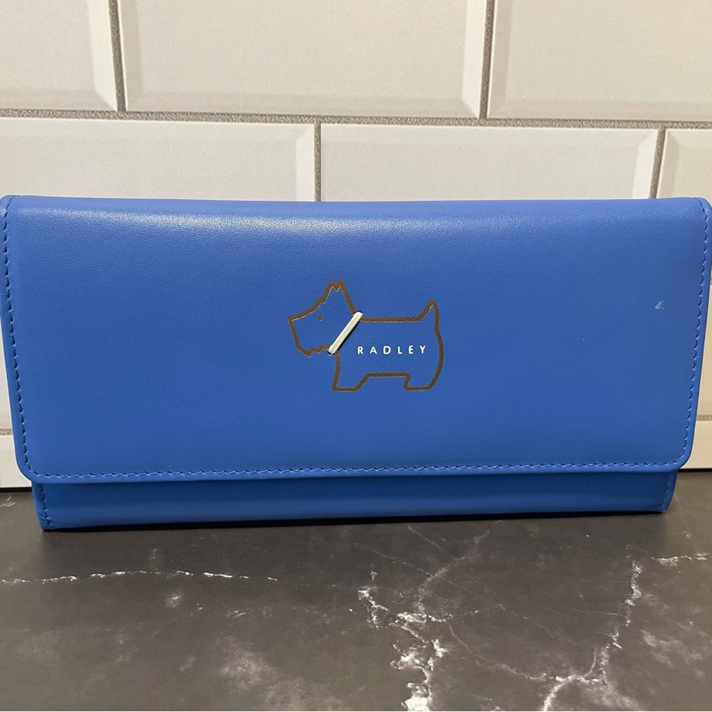Radley London Classic Radley Flapover Blue Wallet